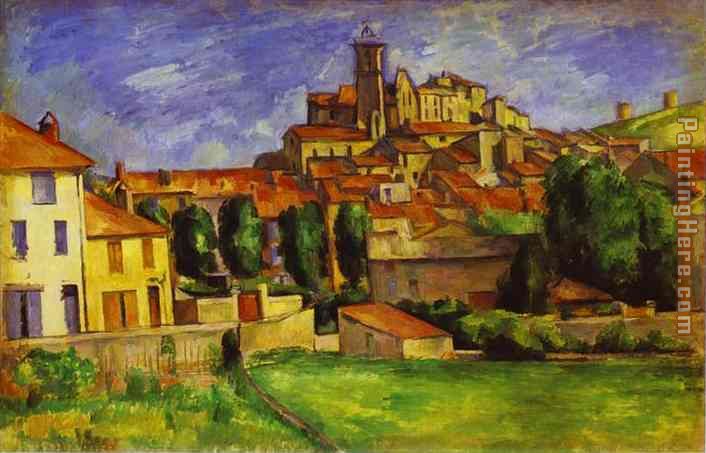 Gardanne painting - Paul Cezanne Gardanne art painting